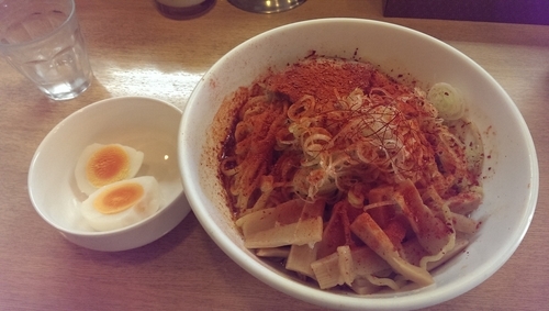 「地獄油そば、ダブル」@味の天徳 柿生店の写真