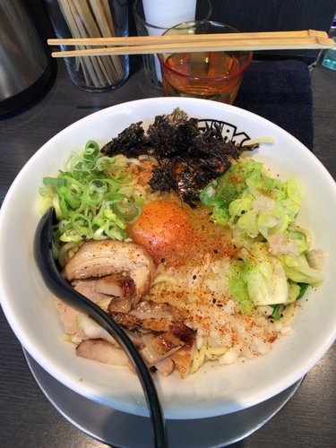 「あぶらそば大盛」@つけ麺 中華そば アンタイNOODLESの写真