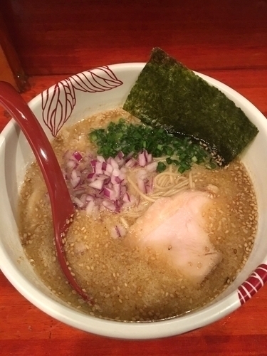 「「4/28限定」ごま豆乳白湯 (醤油) ¥800」@麺処 あす花の写真