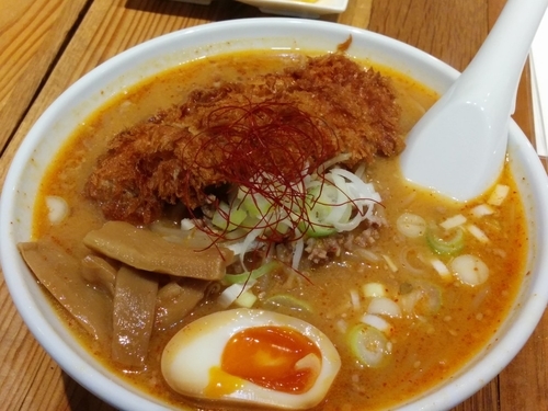 「スタミナ味噌ラーメン」@とんかつ 熊さん 大宮店の写真