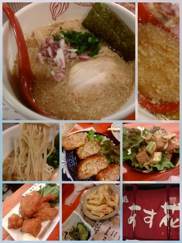 「【限定】ごま豆乳白湯800円＋色々」@麺処 あす花の写真