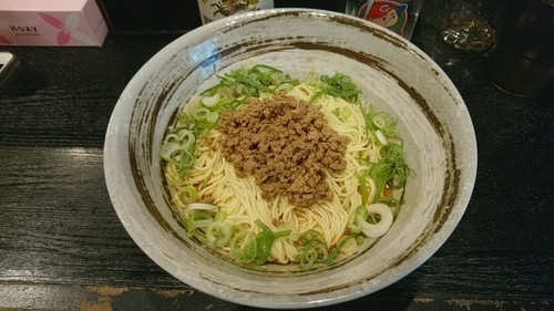 「汁なし坦々麺_580円」@鯉のぼり 中野店の写真