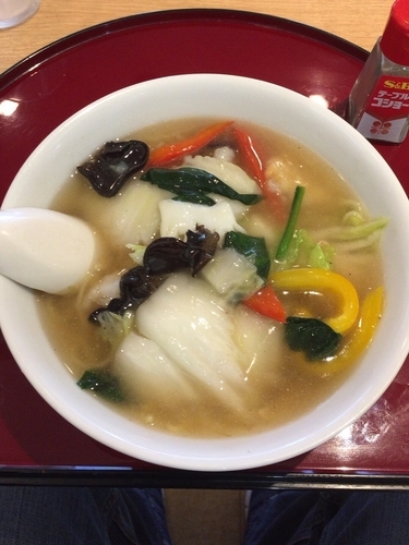 「海鮮湯麺」@レストラン 柚香菊の写真