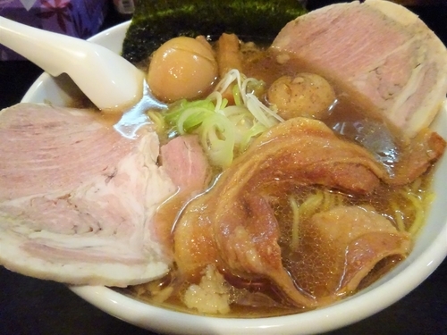 「スペシャルを100で　素材は亀の手　　1100円」@一条流がんこ総本家分家四谷荒木町の写真