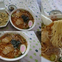 『支那そばと半チャーハン(￥900)』