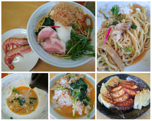 「海老和え蕎麦 他」@MENYA 食い味の道有楽の写真