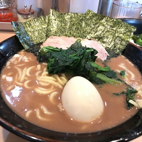 「のり玉ラーメン」@横浜家系らーめん 武道家 賢斗の写真