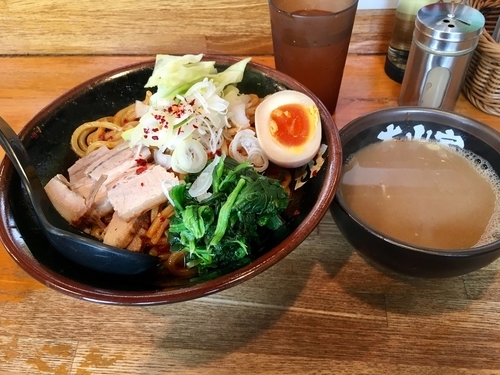 「期間限定 海老辛油そば ¥900」@ラーメン 大山家の写真