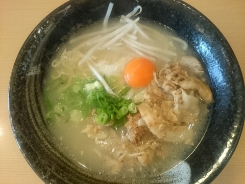 「旨トロ肉玉そば ¥750」@麺や きたじまの写真