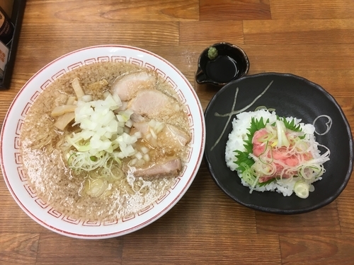 「蔵出ししょうゆラーメンまったり+ねぎとろ丼／￥650+300」@喜多方食堂 浅草本店の写真