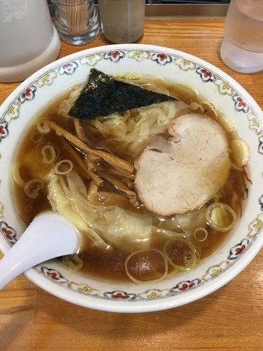 「ワンタン麺 1250円」@春木屋 荻窪本店の写真