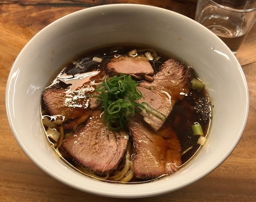 「町田ブラック(限定)850円」@白河手打中華そば  一番いちばんの写真