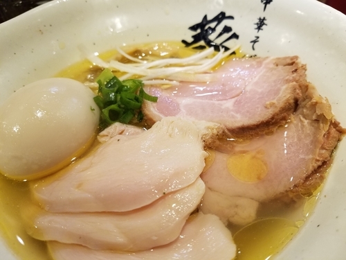 「特製鳥そば」@中華そば 葵の写真