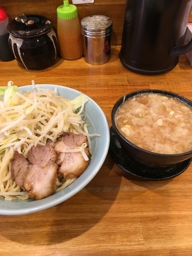 「つけ麺 （ヤサイ・アブラ・ニンニク少し￥780）」@ラーメン盛太郎の写真