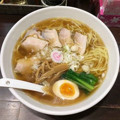 「中華そば大盛(2玉)¥880」@銀座 朧月 目黒処の写真