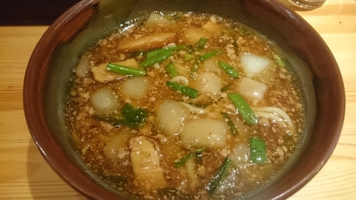 「雷々麺(700円)+小ライス(50円)」@あたりや食堂の写真