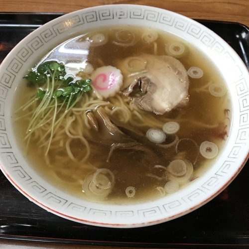 「ラーメン（￥570）」@松月庵の写真