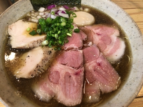 「煮干そば750円＋味付玉子100円＋チャーシュー280円」@DAIKUMAの写真