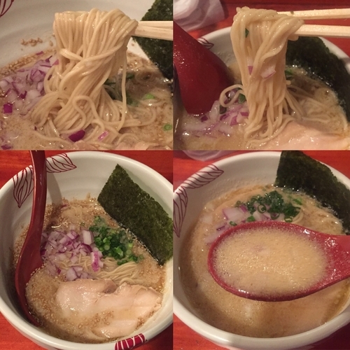 「[限定]ごま豆乳白湯ハーフ塩450円他」@麺処 あす花の写真
