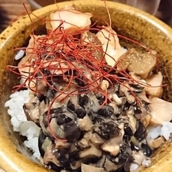 コク塩ラーメン&黒豆納豆ご飯