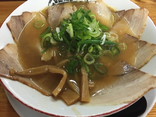 「炎屋ラーメン＋焼き豚：580＋200円」@京都屋台味らーめん 炎屋の写真