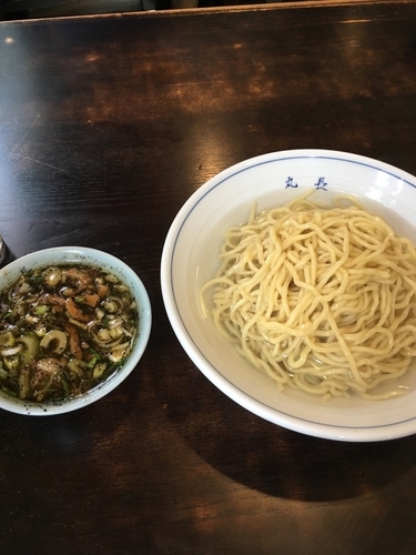 「ニンニクつけそば 大盛り」@丸長 荻窪本店の写真