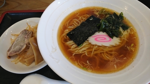 「支那そば（醤油味）　８００円」@支那そば 竹亭の写真