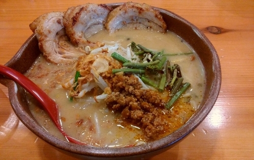 「信州味噌・味噌漬け炙りチャーシュー麺」@麺場 田所商店 厚木中荻野店の写真