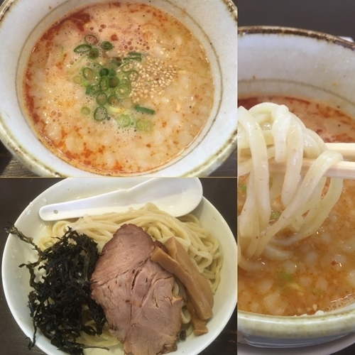 「背脂と岩のりの辛塩つけ麺 大辛」@麺屋 くろまるの写真