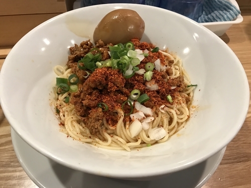 「四川汁なし坦々麺 850円」@仙台中華蕎麦 仁屋の写真