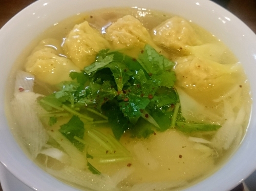 「わんたん柚子塩らぁ麺＋ランチ豚めし（１５０円）」@麺や維新の写真