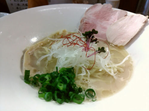 「【限定】阿波尾鶏 白湯 1000円+ライス」@麺庵 小島流の写真