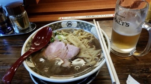 「凄いにぼしラーメン　ビール150円」@ラーメン凪 大宮店の写真