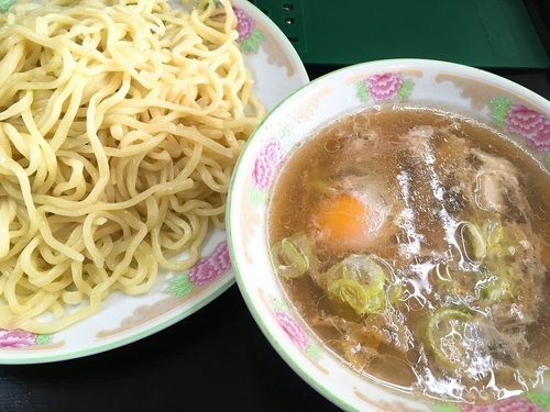 「つけ麺 玉子入り 中盛 750円」@丸長 つくば店の写真