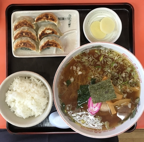 「ギョーザセット」@らーめん処 遊々亭の写真