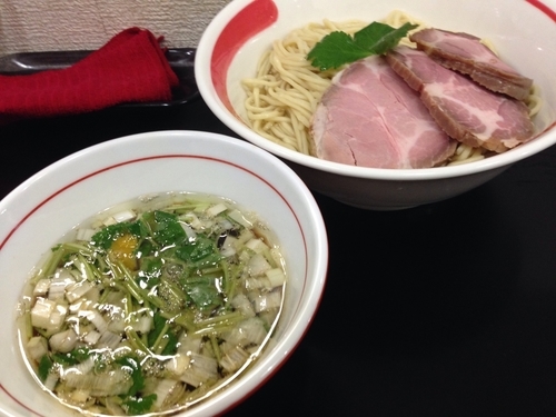 「「限定」アゴ細つけ麺」@自家製麺SHINの写真