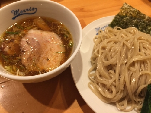 「つけそば（平打ち麺）」@morrisの写真