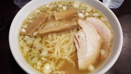 「手もみ中華そば」@つけめん・らーめん活龍 境店の写真