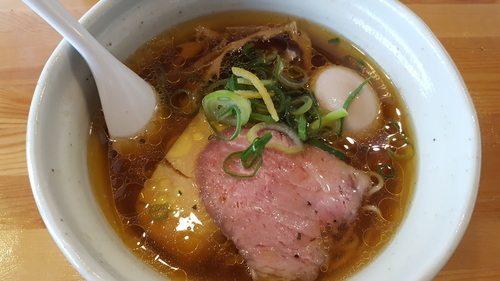 「しょうゆら～めん＋味玉」@麺堂HOMEの写真