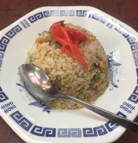 「サンマーメン＋半チャーハン（￥580＋￥300）」@柳華の写真