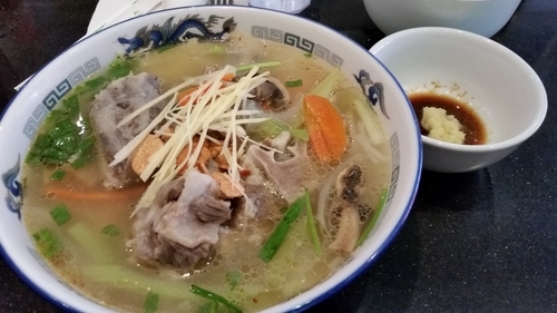 「オックステール　塩」@ラーメンなかむらの写真