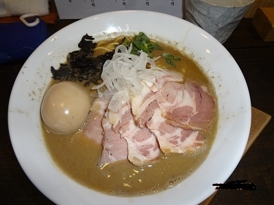 「特製濃厚煮干蕎麦」@つけ蕎麦 尚念の写真