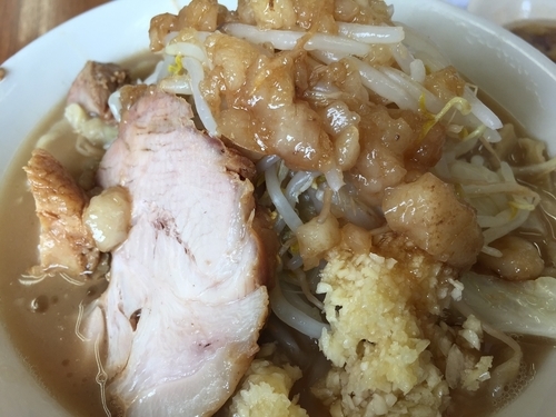 「ラーメン少＋ヤサイ＋ニンニク」@ラーメンの店 どでん 北浦和店の写真