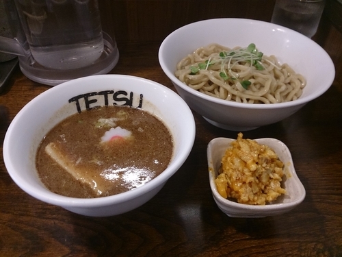 「強つけめん+味あぶら」@つけめんTETSU 千駄木本店の写真
