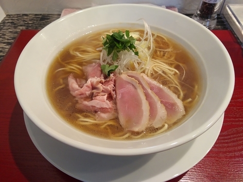 「鴨だしらーめん(醤油)」@鴨だしらーめん 鴨福の写真