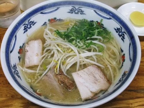 「ラーメン（中）（650円）」@マルチョンラーメン 志布志本店の写真