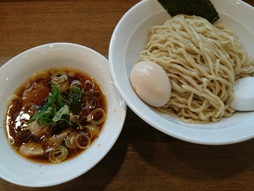 「味玉つけめん(醤油) 　大盛」@らぁめん山と樹の写真