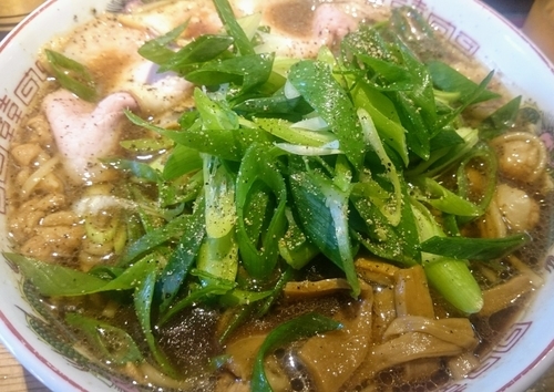 「マルチョウそば・大」@ラーメン 巌哲の写真