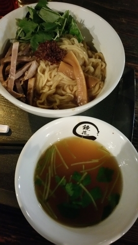 「釜玉油そば」@らーめん愉悦処 鏡花の写真