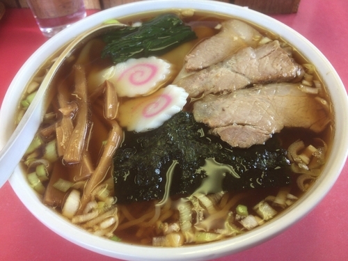 「ワンタンメン 600円」@栄楽の写真